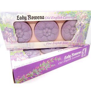Lady Rowena Fine English Lavender Soaps Lot of Two New